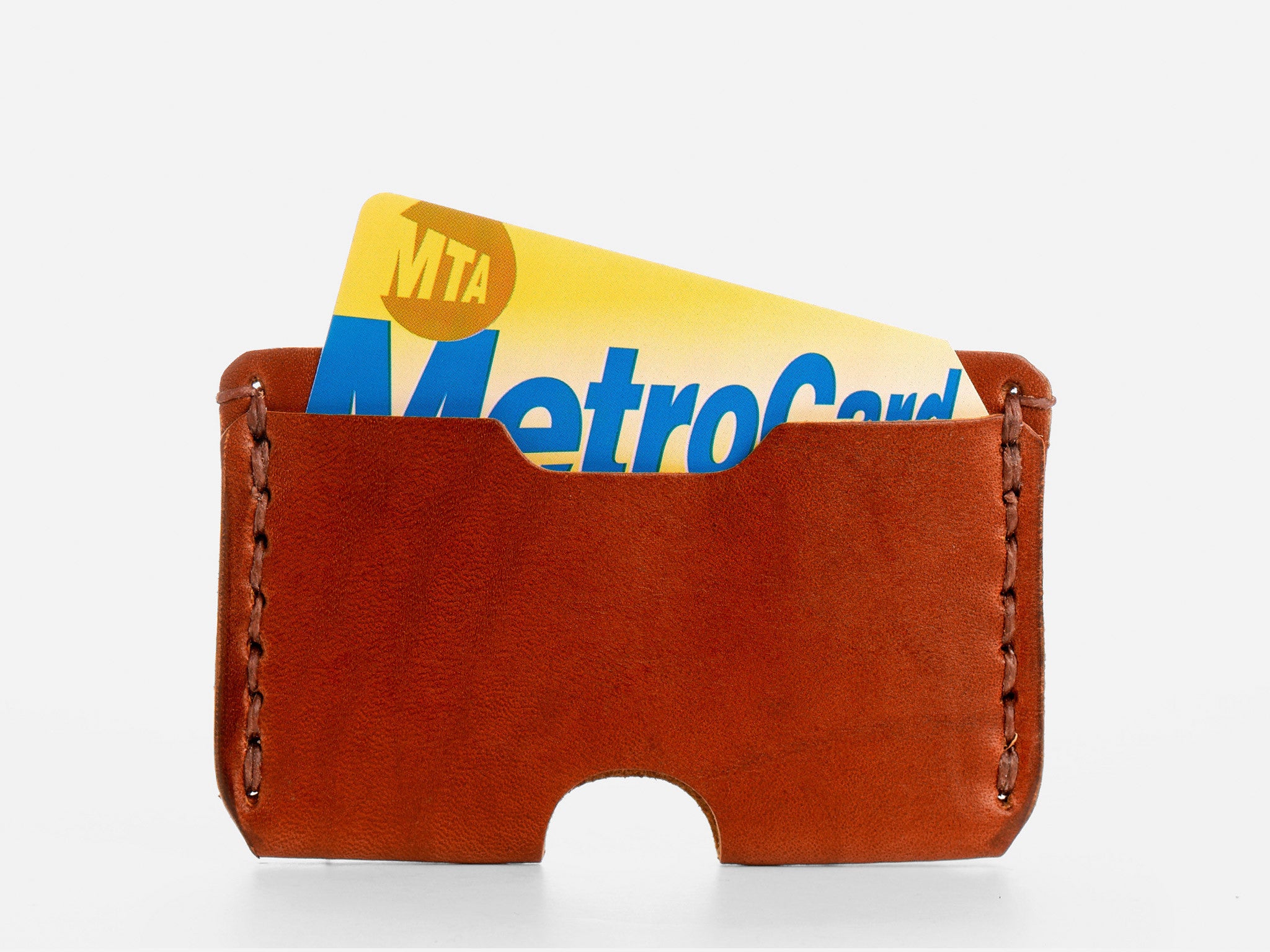 No. 397 Slim Card Case, Tan