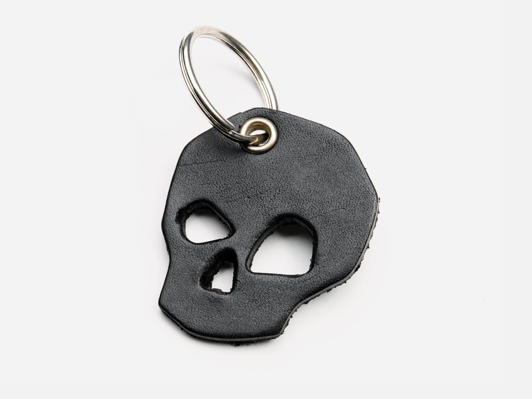 No. 519 Skull Keychain, Black