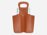 No. 566 Double Leather Wine Tote