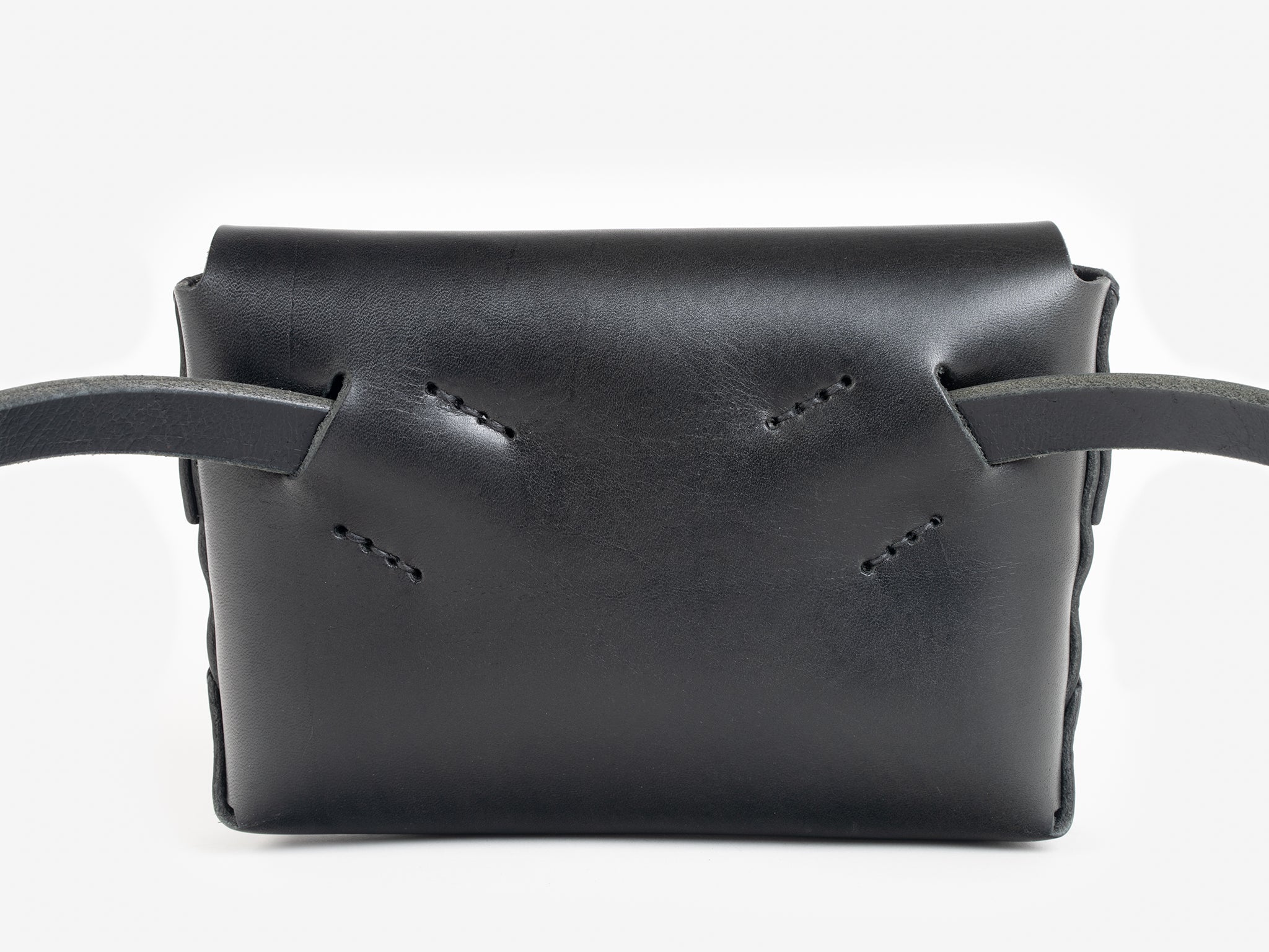 No. 603 Leather Crossbody & Belt Pouch, Black – Billykirk