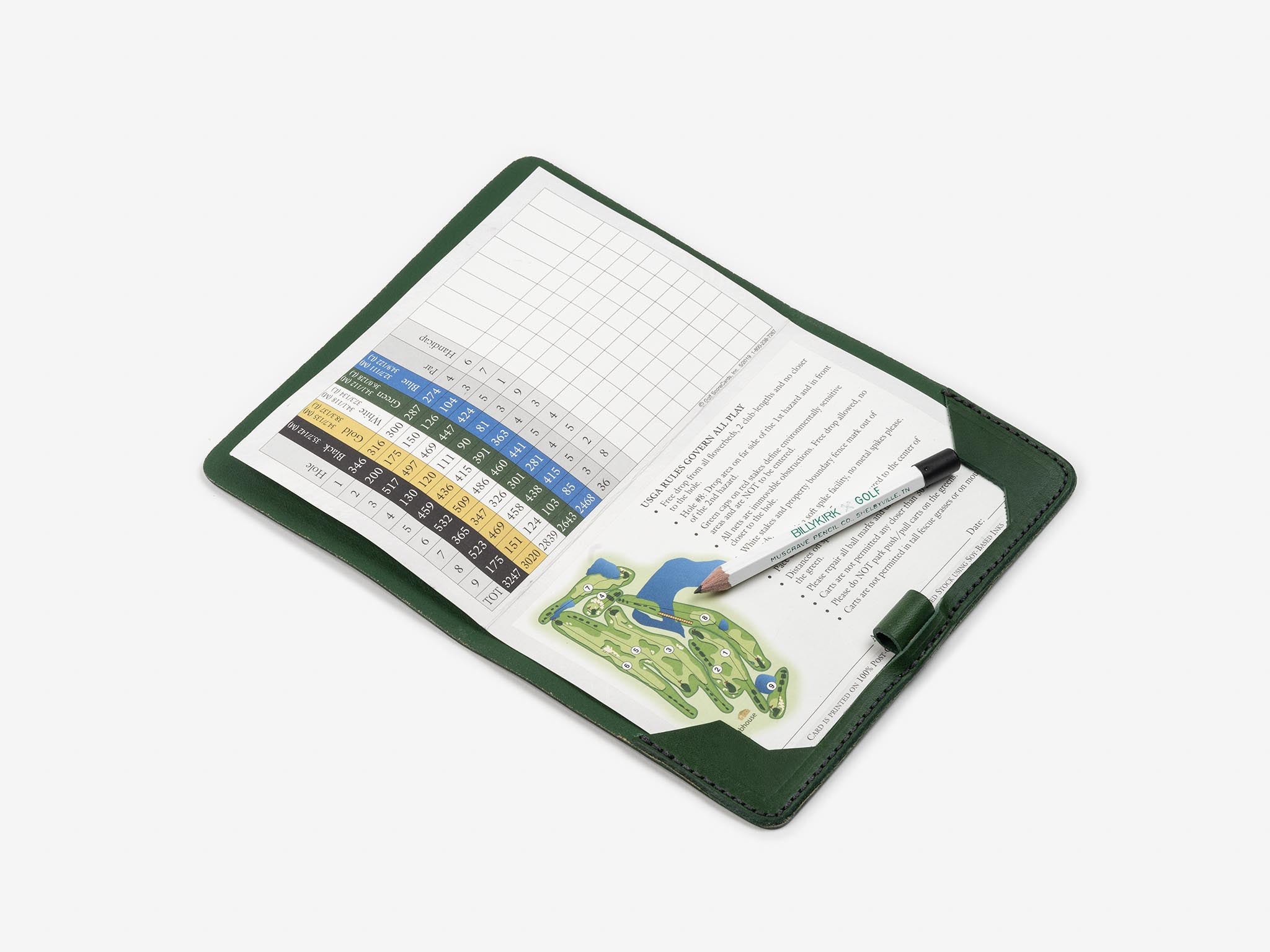 No. 580 Scorecard Holder, Green