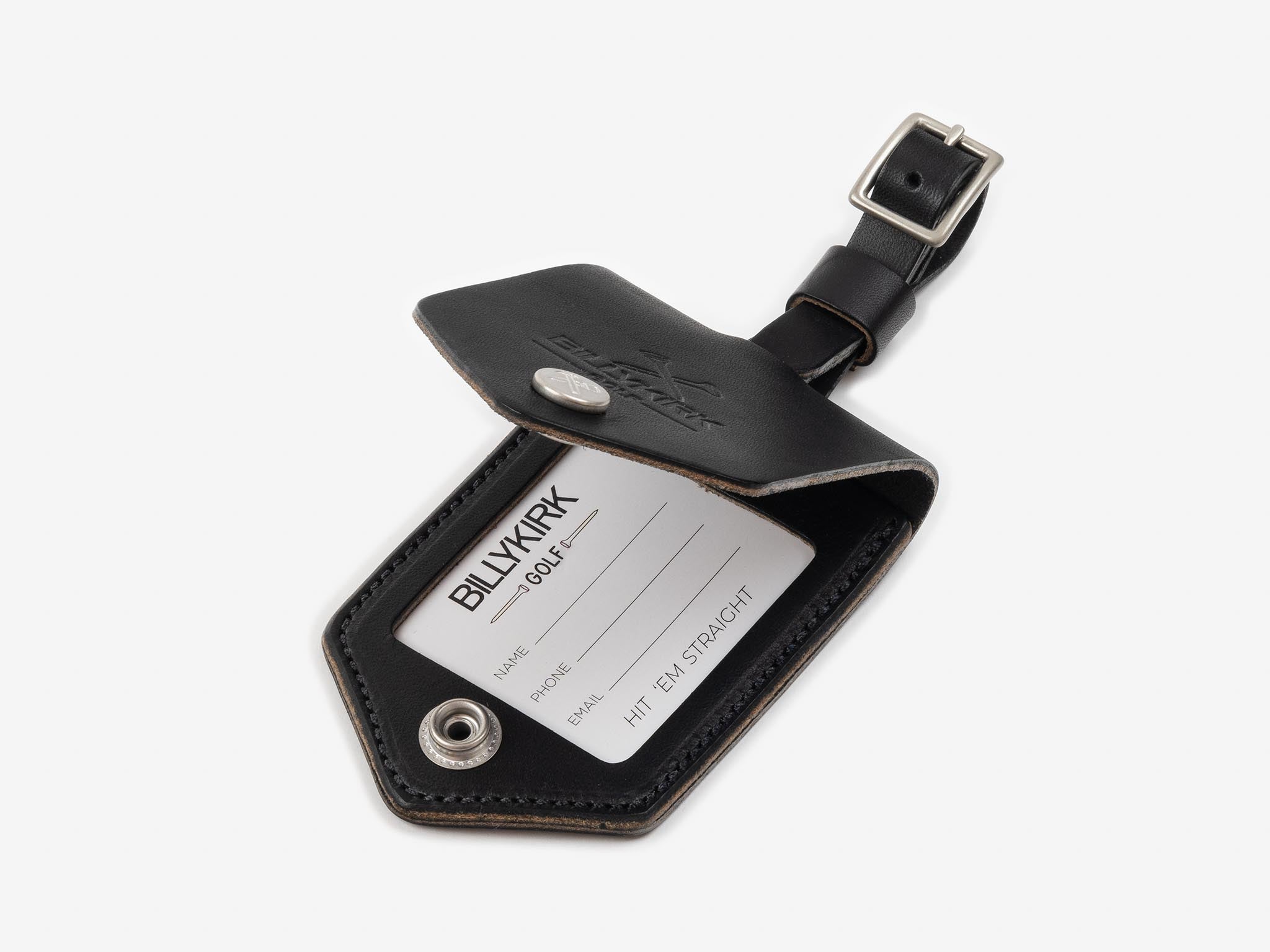 No. 575 Golf Bag Tag, Black