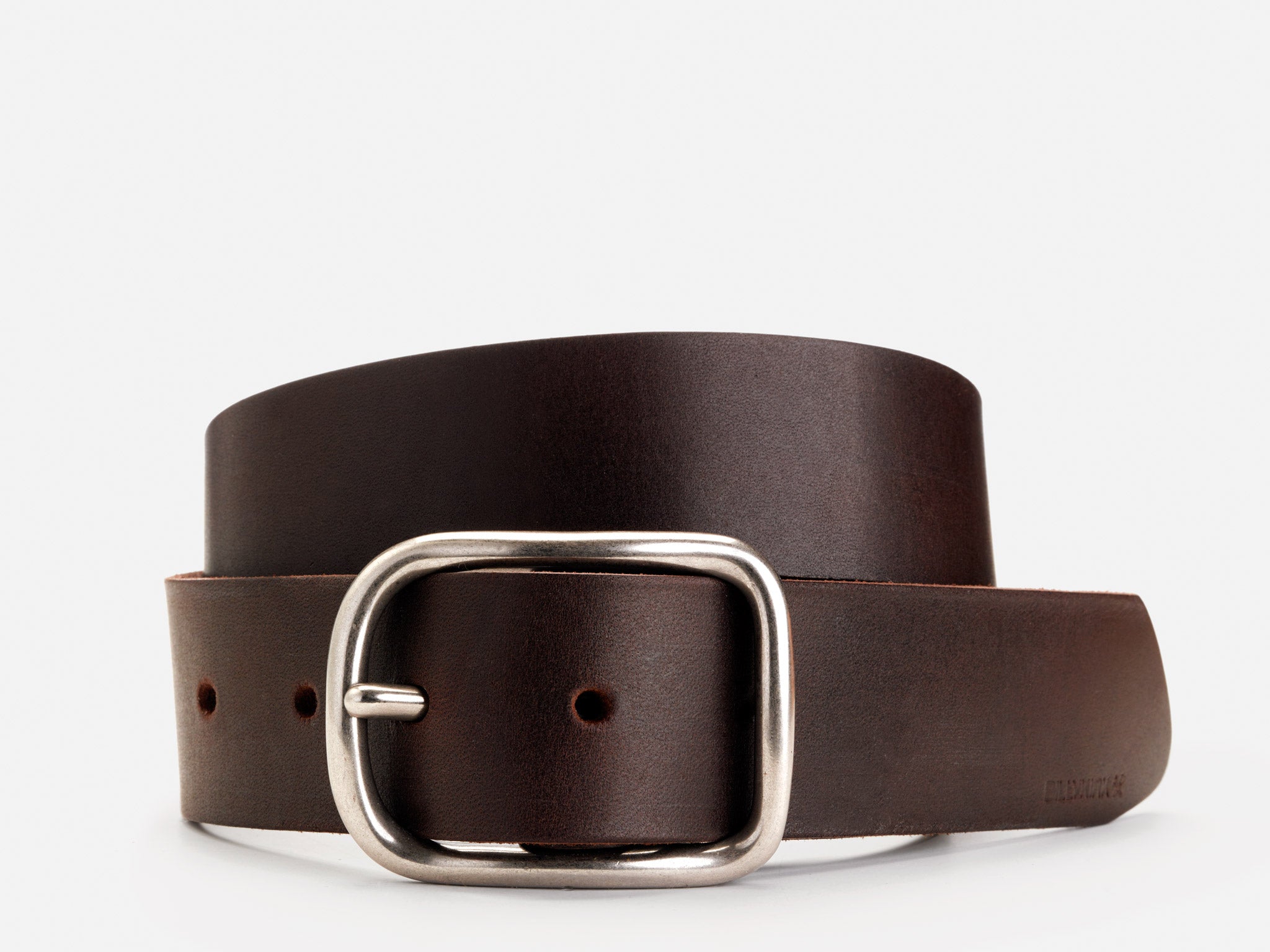 No. 288 Center Bar Belt, Dark Brown