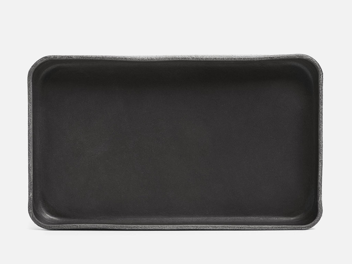 No. 309 Leather Valet Trays, Black