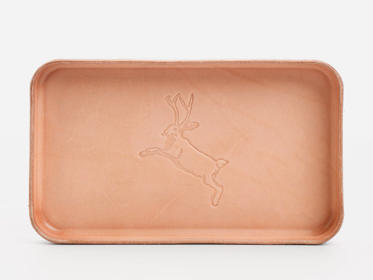 No. 309 Leather Valet Trays, Natural