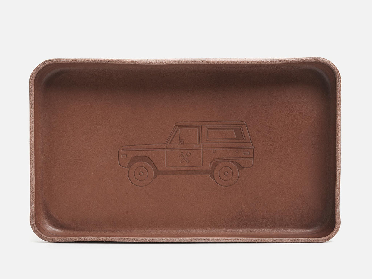 No. 309 Leather Valet Trays, Brown