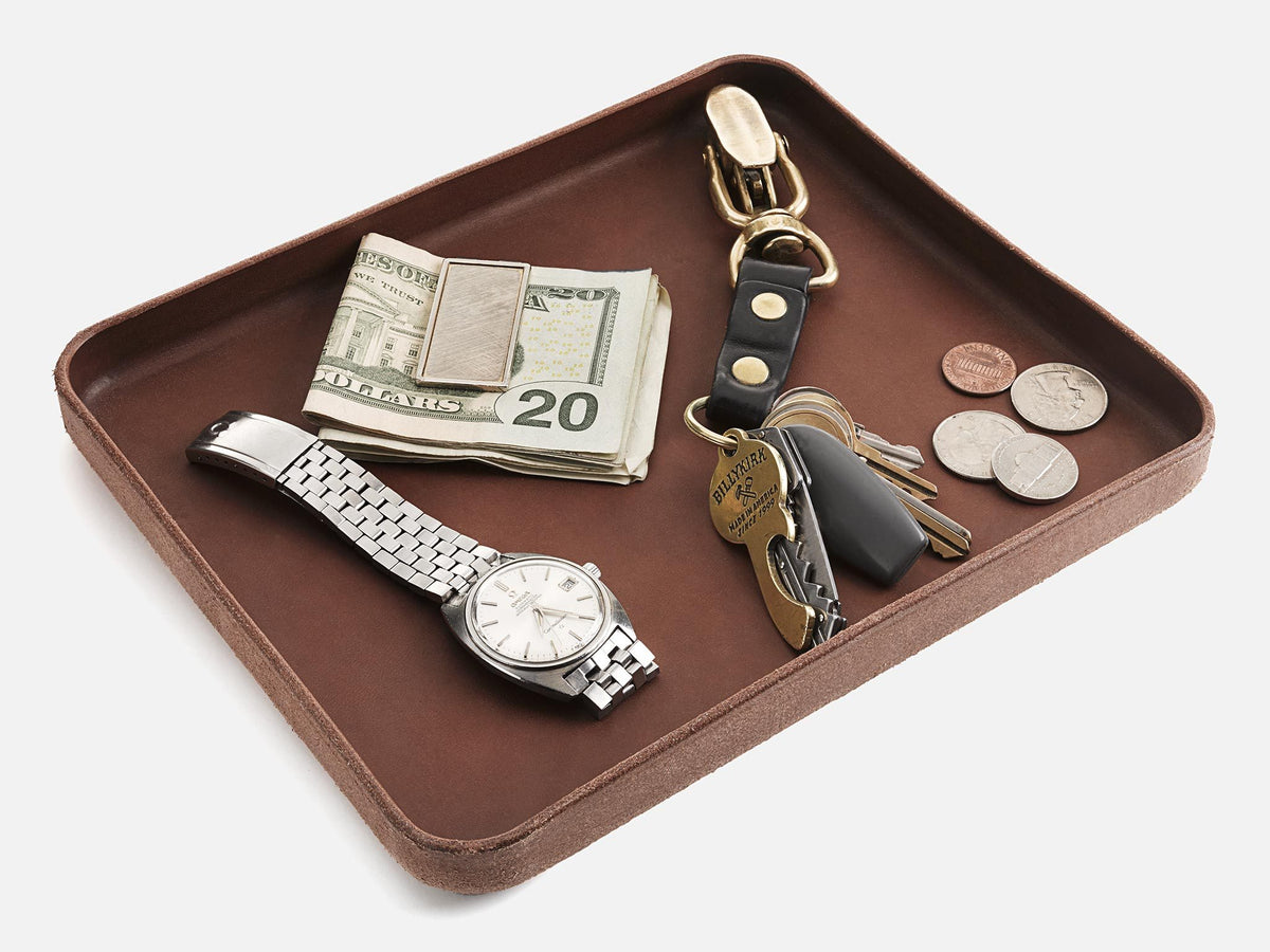 No. 471 Large Leather Valet Trays