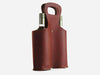 No. 566 Double Leather Wine Tote